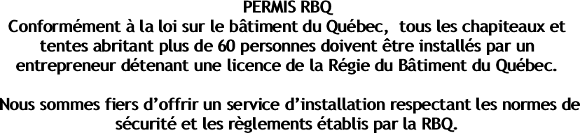 PERMIS RBQ