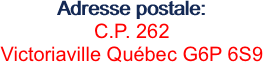 Adresse postale: